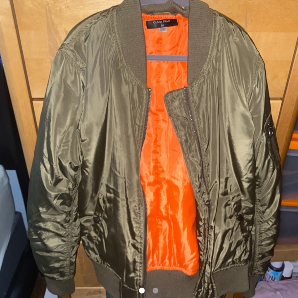 Green Bomber Jacket